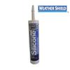 WEATHER SHIELD 300 mL White Kitchen & Bath Silicone Sealant