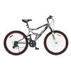 KRANKED 26" Charcoal/Black 18 Speed Kranked Fraser Men's Bike