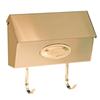 15" x 10" x 5" Brass Swedish Mailbox