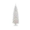 7' 300 Multi Light Kingswood White Fir Prelit Christmas Tree