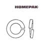 HOME PAK 10 Pack 3/8" Galvanized Lock Washers