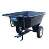 PRECISION 650lb Capacity Poly Push/Pulll Dump Cart