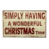 Christmas Lyrics Wood Plaque