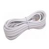 RCA 2.1M/7' White 2 Plug 4 Conductor Modular Phone Cord