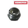 HOME PAK 25 Pack 1/4"-20 18.8 Stainless Steel Nylon Insert Lock Nuts