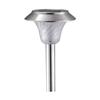 REACTOR 4.53" X 4.53" X 16.07" Stainless Steel Solar Garden Lights