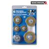 BENCHMARK 6 Piece Wire Wheel Set