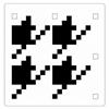 SIMS 13.75" x 14" Houndstooth Paint Stencil