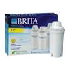 BRITA 3 Pack Water Pitcher Filter Refill