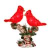 16" 40 Lights Cardinal/Tree Tinsel Decoration