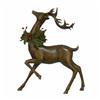 11.5" Woodland Winter Brown Resin Standing Deer Figure
