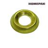 HOME PAK 10 Pack #4 Plain Brass Finish Washers