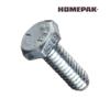 HOME PAK 2 Pack 1/2" x 1-1/2" #5 Zinc Plated Fine Hex Bolts