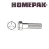 HOME PAK 3/4" x 2" #2 Zinc Plated Coarse Hex Bolt