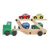 MELISSA & DOUG 6 Piece Wood Car Carrier Playset