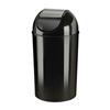 UMBRA 39L Black Grand Swing-Top Garbage Can