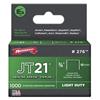 ARROW 1000 Pack 3/8" Staples, for JT21 Stapler