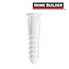 HOME BUILDER 30 Pack #6-8 Plastic Anchors, with Screws