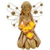 MOONRAYS 13" Fairy with Sunflowers Solar Light
