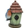 MOONRAYS 9" Blue Bird with Bridhouse Solar Light