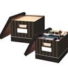 Bankers Box® Decorative Storage Boxes – Chocolate Pinstripe