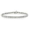 Miadora 1 CT TDW Diamond Bracelet in 10 K White Gold (G-H, I3), 7" in Length