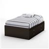 South Shore SoHo Full Captain Bed (54'') Chocolate, Model # 3159209