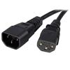 2 ft CPU Power Cord Extension C14 to C13