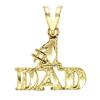 10k Yellow Gold "#1 Dad" Charm