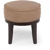 HomeTrends Round Ottoman - Tan