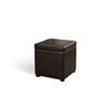 HomeTrends Square Ottoman - Brown