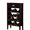 Monarch Cappuccino Wine Rack For 16 Bottles