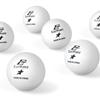 40 mm 1 Star White Table Tennis Balls - 6's