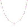 Miadora 5.5-6 mm Freshwater Pink Pearl in 17 inch 10 K Yellow Gold Necklace