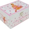 Musical ballerina jewellery box with one drawer