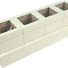 Individual jewellery storage boxes in white painted finish