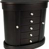 Petite armoire style jewellery box with beautiful java finish