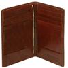 Bond Street, Hand Stained Italian Leather, Business Card Caddy Wallet, 950062