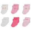 Gerber 6-Pack Terry Socks Pink