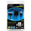 Xtreme Cables Black 1000mAh 5ft Sync and Charge Cable and Home Charger