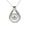 Sterling Silver Pearl Pendant