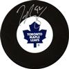 Autographed Puck Tyler Bozak Toronto Maple Leafs