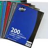 Hilroy Notebook 3 Hole with Margin, 1 Subject, 10-½ x 8, 200 Page, Assorted Colours
