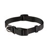 Black 5/8" (16mm) Adjustable Dog Collar