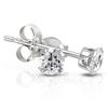 10k White Gold Cubic Zirconia Earrings