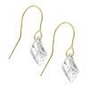 14k Yellow Gold Cubic Zirconia Earrings