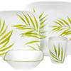 Corelle ® Square™ Bamboo Leaf 16pc Dinnerware Set