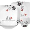 Corelle ® Square™ Mandarin Flower 16pc Dinnerware Set
