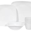 Corelle® Square™ Pure White 16-pc Dinnerware Set