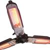 Umbrella mount infrared heater